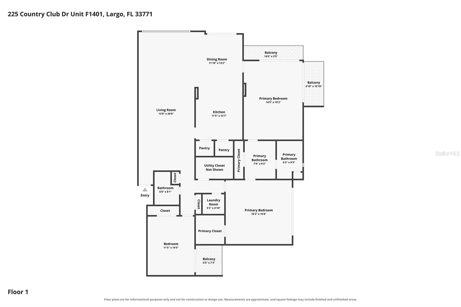 225 COUNTRY CLUB DR #F-1401 — photo 41