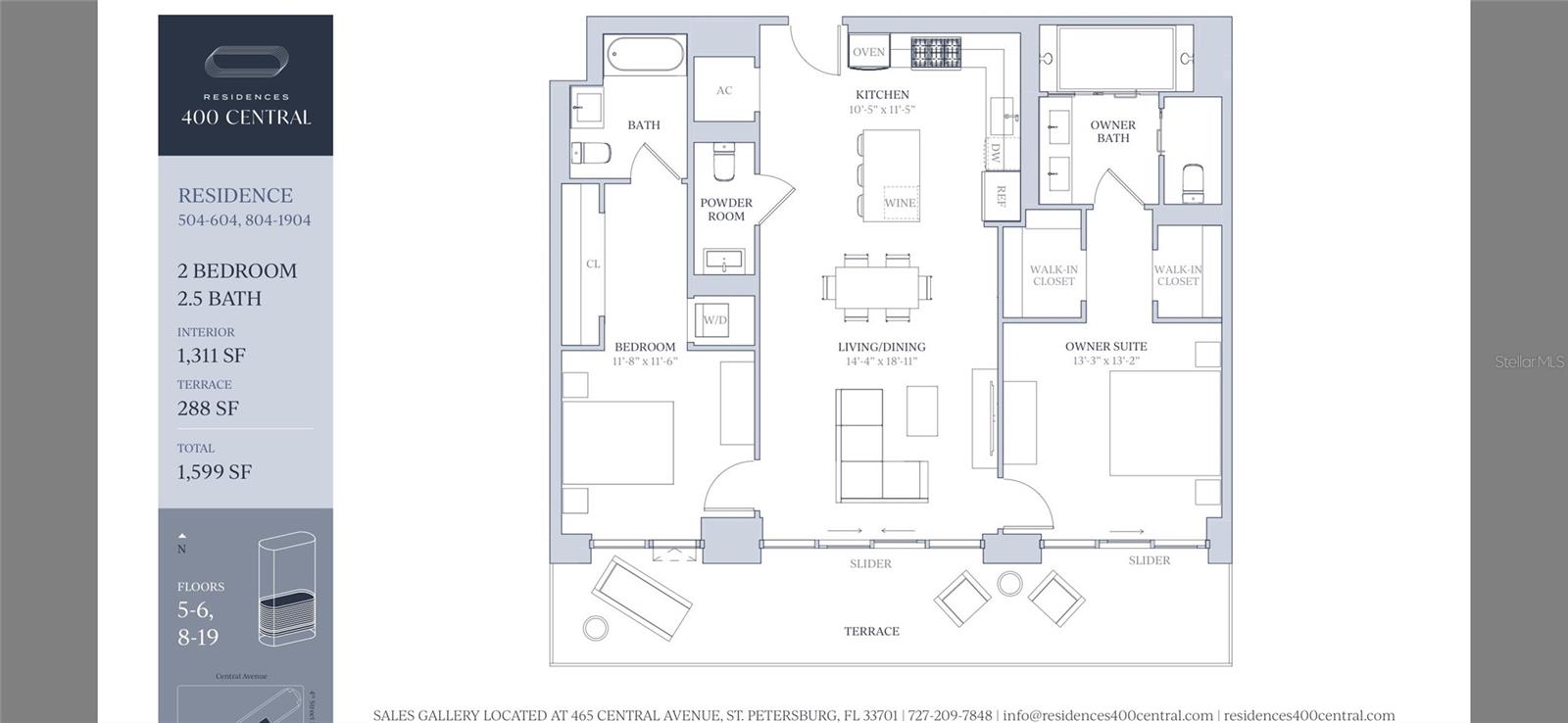 400 CENTRAL AVE #2102 — photo 98