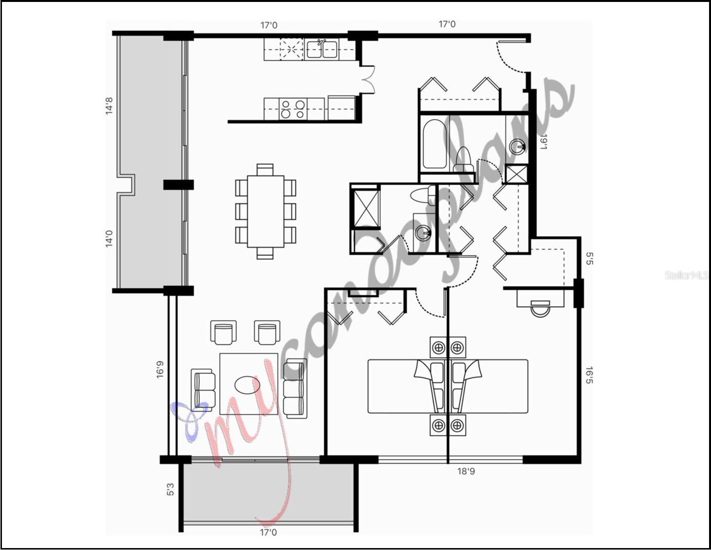 400 ISLAND WAY #701 — photo 27