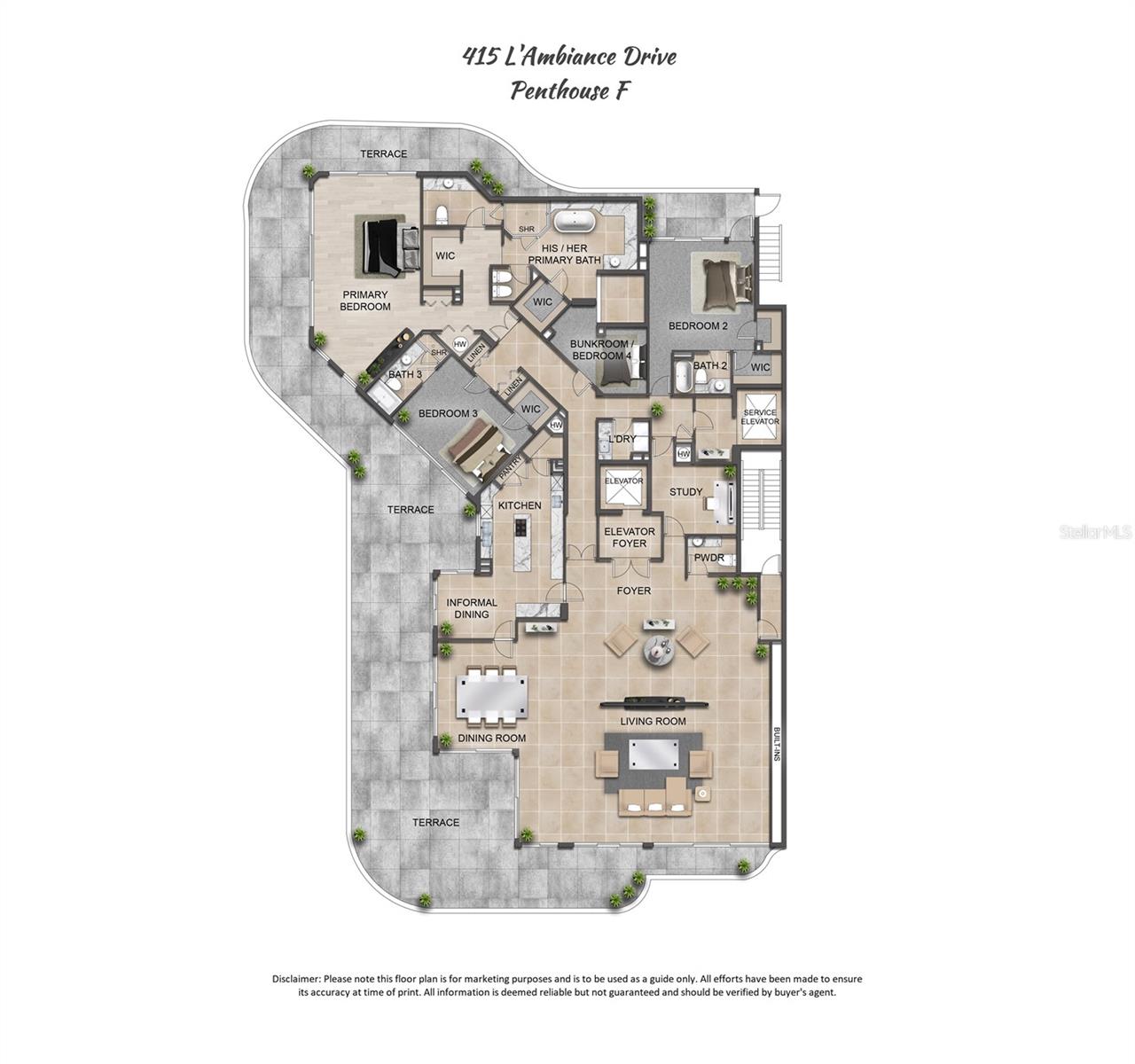 415 L AMBIANCE DR #PH-F — photo 50